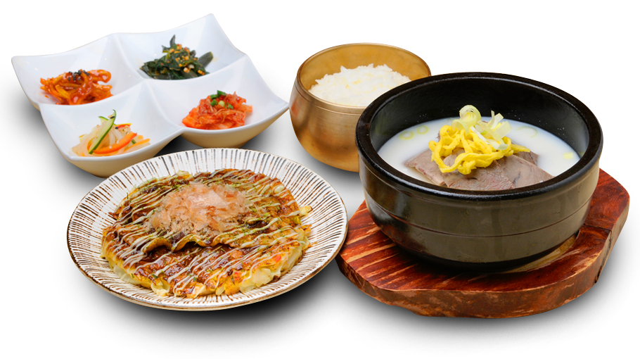 恋火ランチセット (ハーフA) - 新大久保