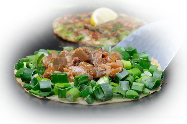 鉄板焼きネギ - 恋火 新大久保