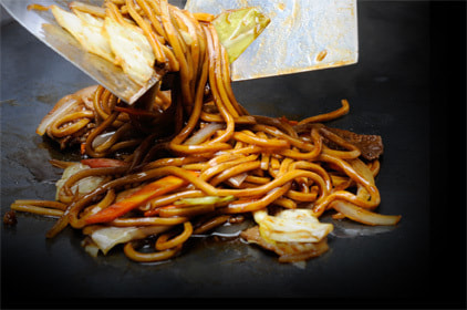 太麺焼きそば - 恋火 新大久保