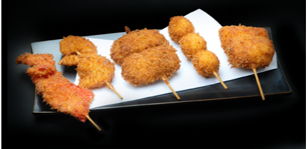 串揚げ盛り合わせ - 恋火 新大久保